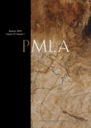 PMLA / Publications of the Modern Language Association of America